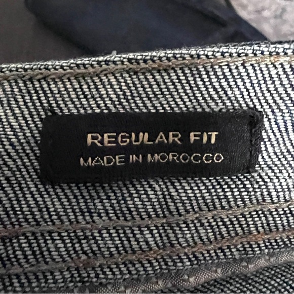 MASSIMO DUTTI Men’s Regular Fit Straight Leg Jeans Size 36 EUC - Picture 7 of 9